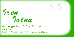 iren tolna business card